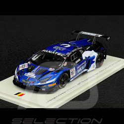 Lamborghini Huracan GT3 Evo 2 n° 163 5ème 24h Spa 2024 1/43 Spark SB782