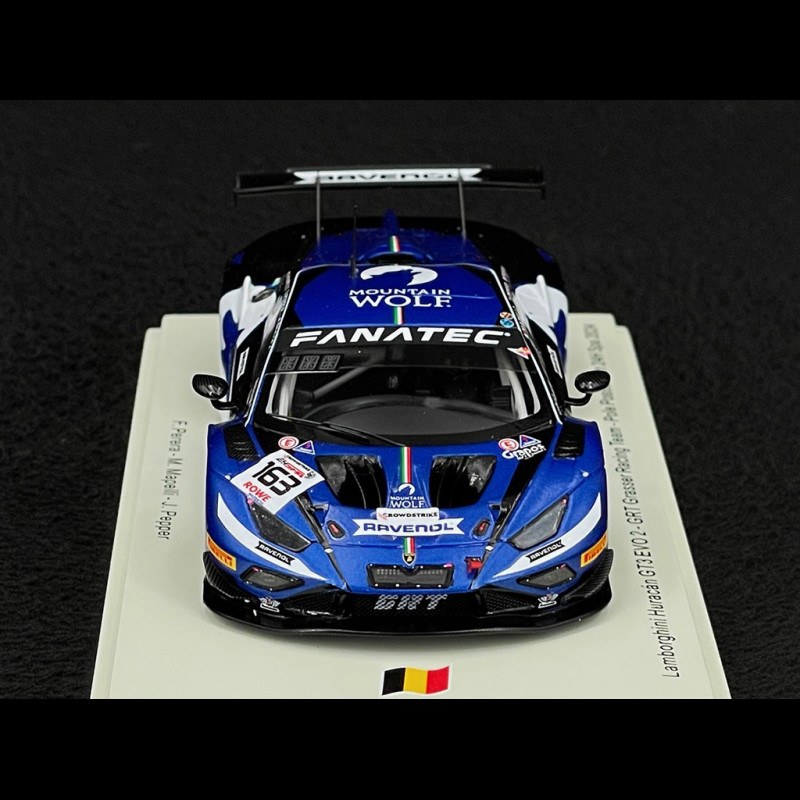 Lamborghini Huracan GT3 Evo 2 n° 163 5th 24h Spa 2024 1/43 Spark SB782