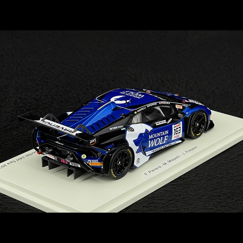 Lamborghini Huracan GT3 Evo 2 n° 163 5th 24h Spa 2024 1/43 Spark SB782