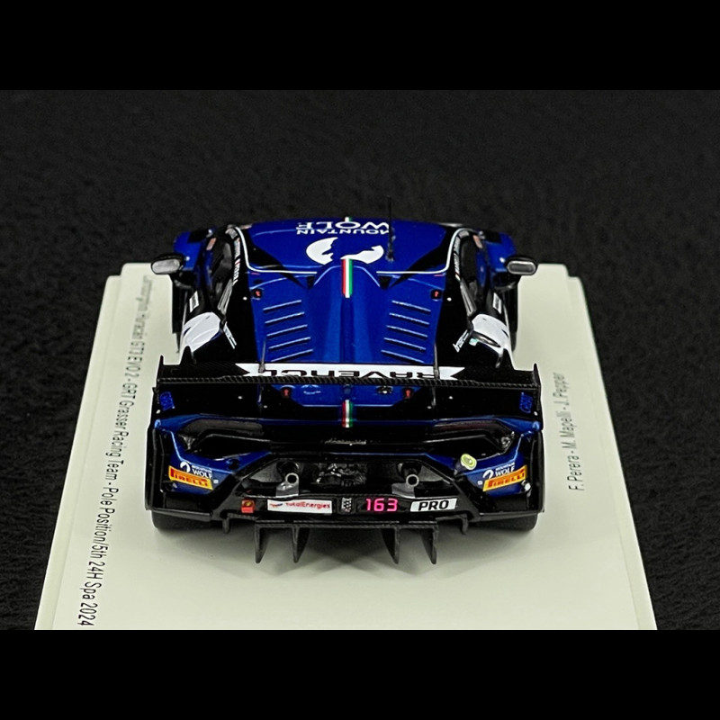 Lamborghini Huracan GT3 Evo 2 n° 163 5ème 24h Spa 2024 1/43 Spark Lamborghini Huracan GT3 Evo 2 n° 163 5ème 24h Spa 2024 1/43 Spark