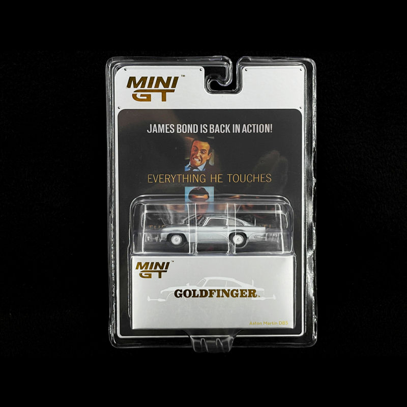 Mini GT MGT00900-007E 900 1/64 Aston Martin DB5 Goldfinger 007 Série Inglês Blister Embalagem Diecast Escala Modelo Carr I.854812568