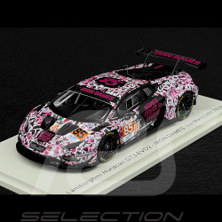 Lamborghini Huracan GT3 Evo 2 n° 85 Iron Dames 5ème 24h Le Mans 2024 1/43 Spark S9157