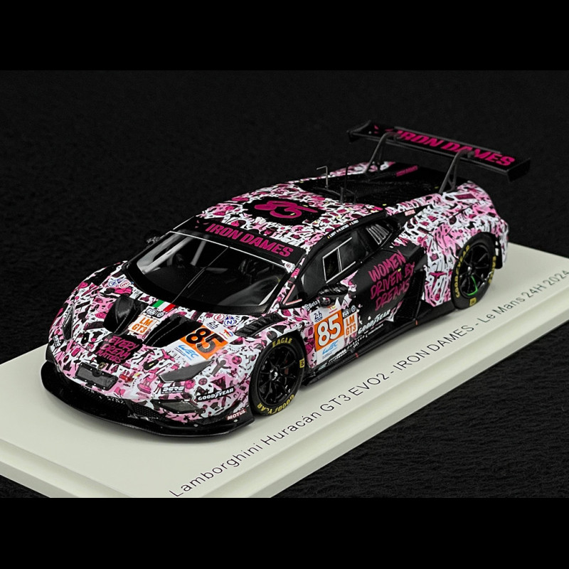 Lamborghini Huracan GT3 Evo 2 n° 85 Iron Dames 5ème 24h Le Mans