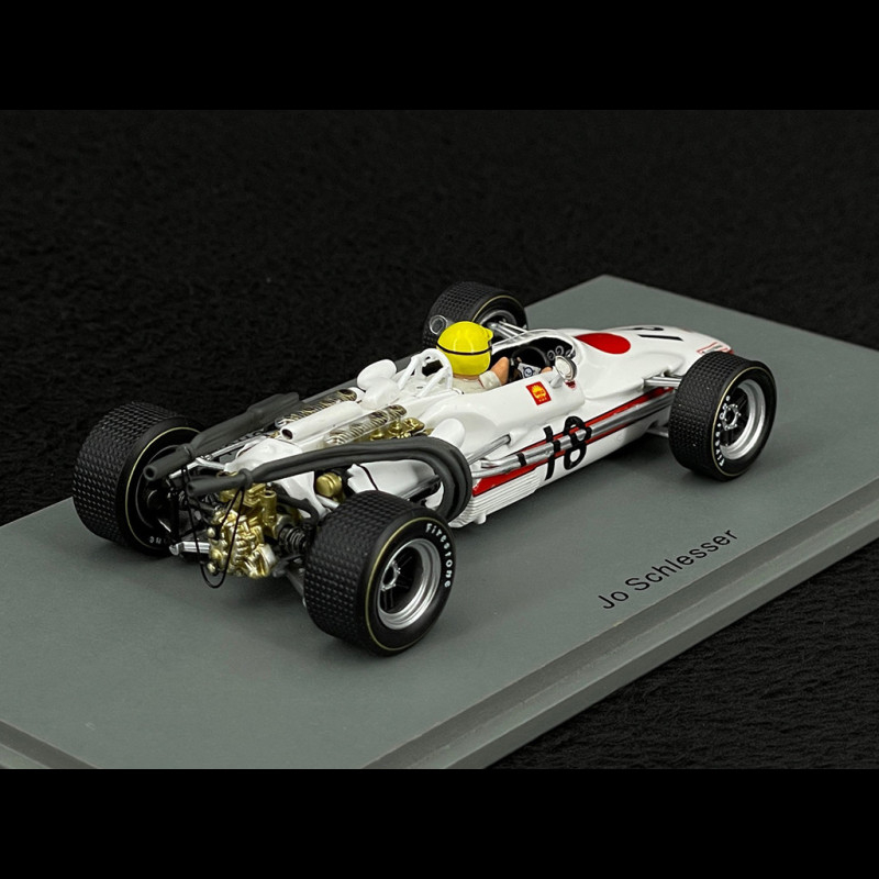 Jo Schlesser Honda RA302 n° 18 GP France F1 1968 Last Race 1