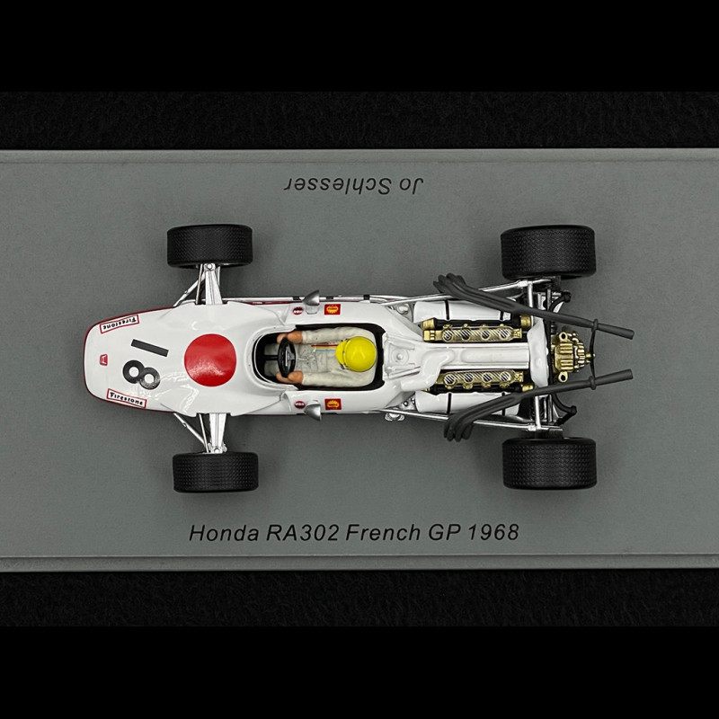 Jo Schlesser Honda RA302 n° 18 GP France F1 1968 Last Race 1