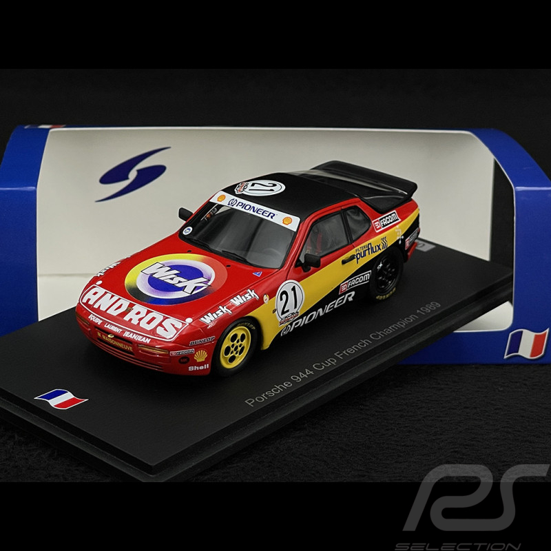 Porsche 944 Cup n° 21 French Turbo Cup Champion 1989 1/43 Spark SF313