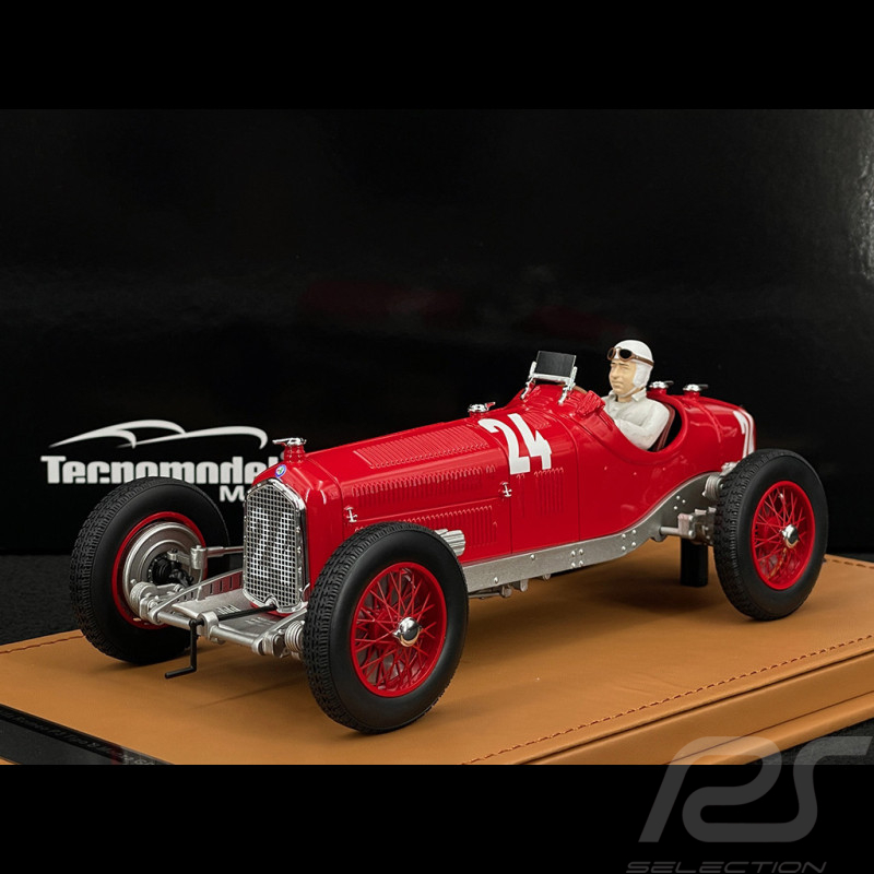 Tazio Nuvolari Alfa Romeo P3 Tipo B n° 24 3. GP Italy 1932 1/18 Tecnomodel TMD18-326C
