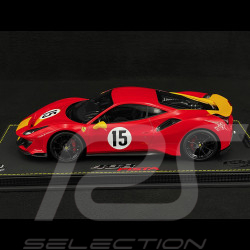 Ferrari 488 Pista n° 15 Custom Le Mans 1973 Rot / Gelb 1/18 BBR Models P18145ST