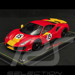 Ferrari 488 Pista n° 15 Custom Le Mans 1973 Rot / Gelb 1/18 BBR Models P18145ST