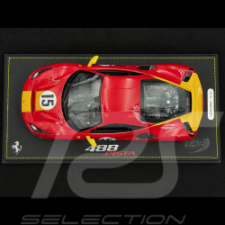 Ferrari 488 Pista n° 15 Custom Le Mans 1973 Rot / Gelb 1/18 BBR Models P18145ST
