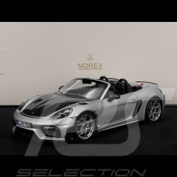 Porsche 718 Spyder RS 2023 Weissach Package GT Silber Metallic 1/18 Norev 187270