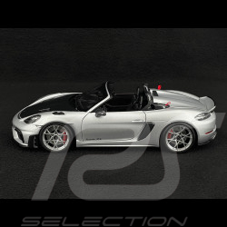 Porsche 718 Spyder RS 2023 Weissach Package Argent GT Métallique 1/18 Norev 187270