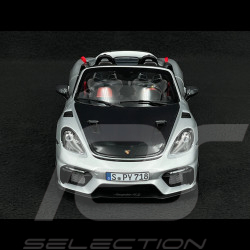 Porsche 718 Spyder RS 2023 Weissach Package GT Silber Metallic 1/18 Norev 187270