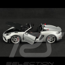 Porsche 718 Spyder RS 2023 Weissach Package Argent GT Métallique 1/18 Norev 187270