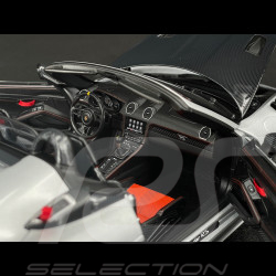 Porsche 718 Spyder RS 2023 Weissach Package Argent GT Métallique 1/18 Norev 187270