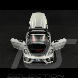 Porsche 718 Spyder RS 2023 Weissach Package Argent GT Métallique 1/18 Norev 187270