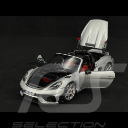 Porsche 718 Spyder RS 2023 Weissach Package GT Silber Metallic 1/18 Norev 187270