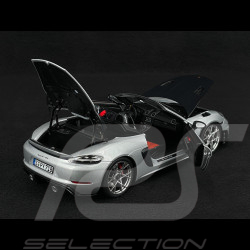 Porsche 718 Spyder RS 2023 Weissach Package GT Silber Metallic 1/18 Norev 187270