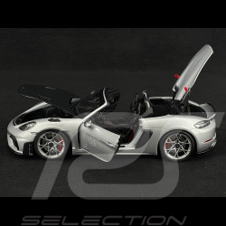 Porsche 718 Spyder RS 2023 Weissach Package Argent GT Métallique 1/18 Norev 187270