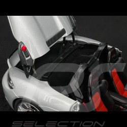 Porsche 718 Spyder RS 2023 Weissach Package GT Silber Metallic 1/18 Norev 187270