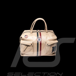 Steve McQueen Ledertasche Dean 6 72H Ecru – Racing-Stil 1971 – Artikelnummer 27658-2574