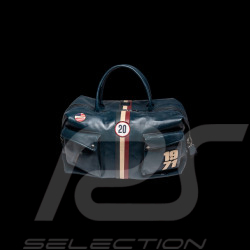 Steve McQueen Ledertasche Dean 6 72H Royalblau – Racing-Stil 1971 – Artikelnummer 27658-0012