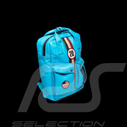 Steve McQueen Backpack Matt 6 Nordic Blue Leather – Vintage Racing Design – Article ID 27661-0611