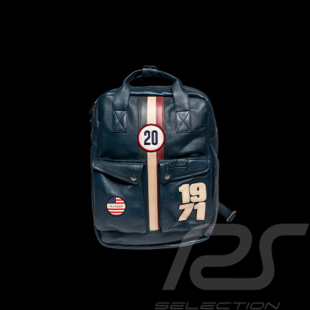 Steve McQueen Rucksack Matt 6 Blau Royal – Racing-Stil 1971 – Artikelnummer 27661-0012