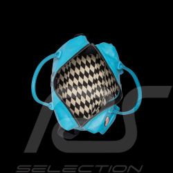 Sac de voyage en cuir Steve McQueen Nolan 6 48H Bleu Nordique – esprit racing 1971 – réf 27662-0611