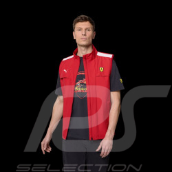 Veste sans manches Ferrari F1 Puma rouge cerise – Leclerc / Hamilton – réf 701232782-001