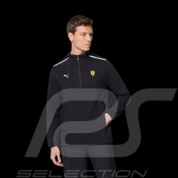 Sweatshirt Ferrari à capuche F1 Puma noir zippé 1/4 – Leclerc / Hamilton – réf 701232787-002