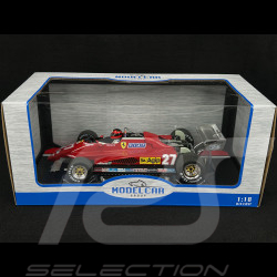 Gilles Villeneuve Ferrari 126C2 n° 27 GP Belgique F1 1982 Letztes rennen 1/18 Model Car Group MCG18629