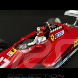 Gilles Villeneuve Ferrari 126C2 n° 27 GP Belgique F1 1982 Letztes rennen 1/18 Model Car Group MCG18629