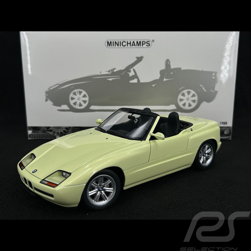 BMW Z1 Spider Cabriolet 1988 Crème 1/18 Minichamps 180020104