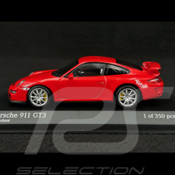 Porsche 911 GT3 Coupe Type 997 2006 Rouge Indien 1/43 Minichamps 400065404