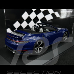 Porsche 911 Turbo S Cabriolet type 992 Bleu gentiane 2020 1/18 Minichamps 155069081