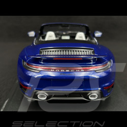 Porsche 911 Turbo S Cabriolet type 992 Bleu gentiane 2020 1/18 Minichamps 155069081