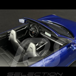 Porsche 911 Turbo S Cabriolet type 992 Bleu gentiane 2020 1/18 Minichamps 155069081