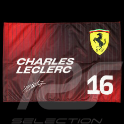 Drapeau Ferrari Charles Leclerc 90×60 cm – Réf 701236623-001