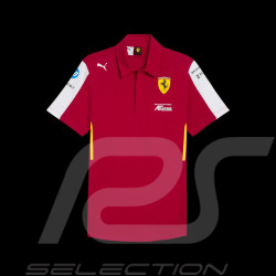 Polo Ferrari LMH AF Corse Rouge Cerise – Réf 701236370-001