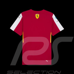 T-shirt Ferrari LMH AF Corse Rouge Cerise – Réf 701236369-001