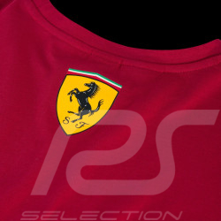 T-shirt Ferrari LMH AF Corse Rouge Cerise – Réf 701236369-001