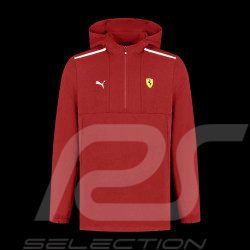 Ferrari F1 Kapuzenpullover 1/4-Zip Kirschrot – Leclerc / Hamilton – Artikelnummer 701232787-001