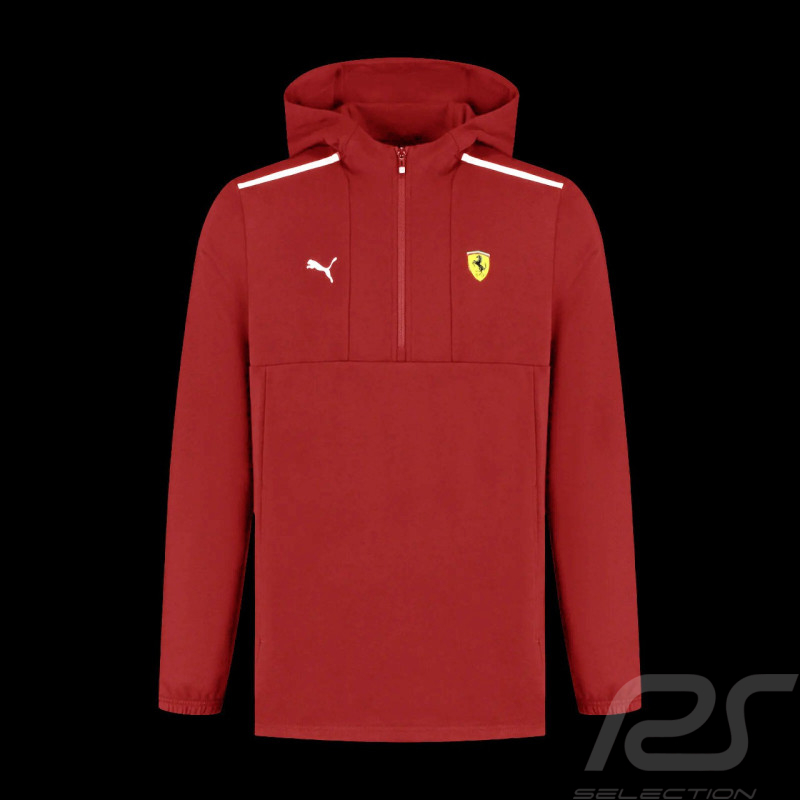 Ferrari Sweatshirt F1 Puma 1/4 zip cherry red – Leclerc / Hamilton – Article ID 701232787-001