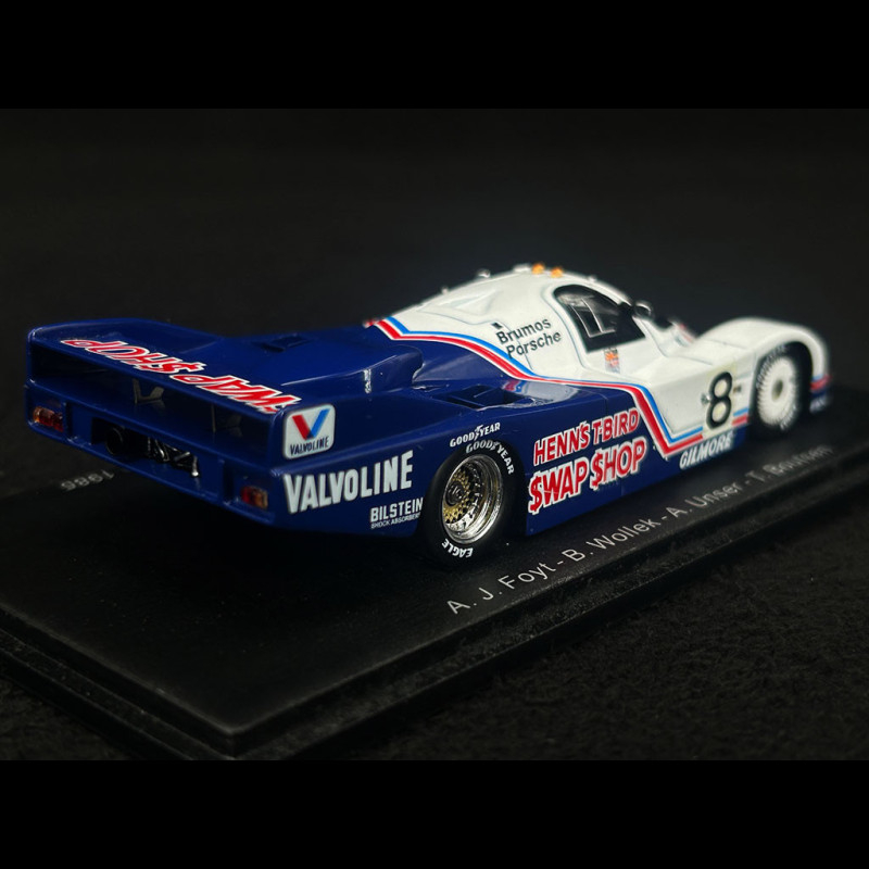 Porsche 962 C n° 8 Sieger 24h Daytona 1985 1/43 Spark 43DA85