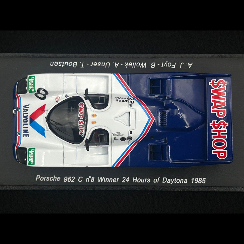 Porsche 962 C n° 8 Winner 24h Daytona 1985 1/43 Spark 43DA85