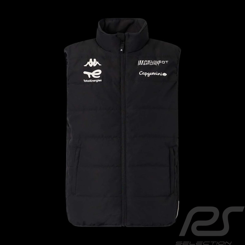 Doudoune Peugeot Sport sans manches matelassée noire - Réf 332419W-A03