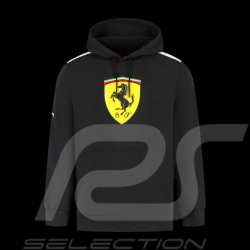 Sweat à capuche Ferrari F1 Puma noir Leclerc / Hamilton - Réf 701232790-002