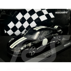 Porsche 911 Sport Classic Typ 992 2022 Schwarz mit weißen Streifen 1/18 Minichamps 155062000 Porsche 911 Sport Classic Typ 992 2022 Schwarz mit weißen Streifen 1/18 Minichamps 155062000