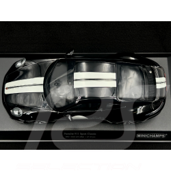 Porsche 911 Sport Classic Typ 992 2022 Schwarz mit weißen Streifen 1/18 Minichamps 155062000 Porsche 911 Sport Classic Typ 992 2022 Schwarz mit weißen Streifen 1/18 Minichamps 155062000